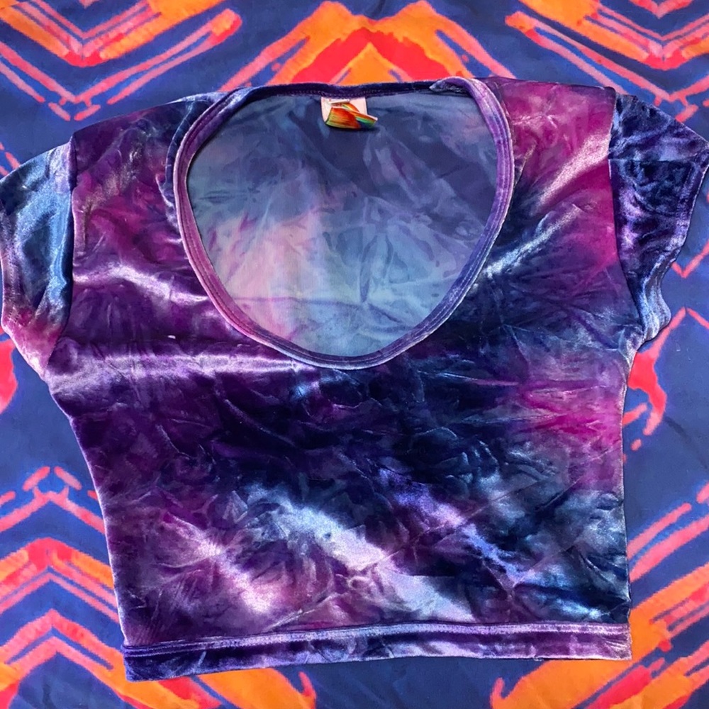 Velvet Crop Top